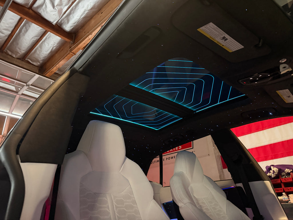 Etched Sunroof Glass Film